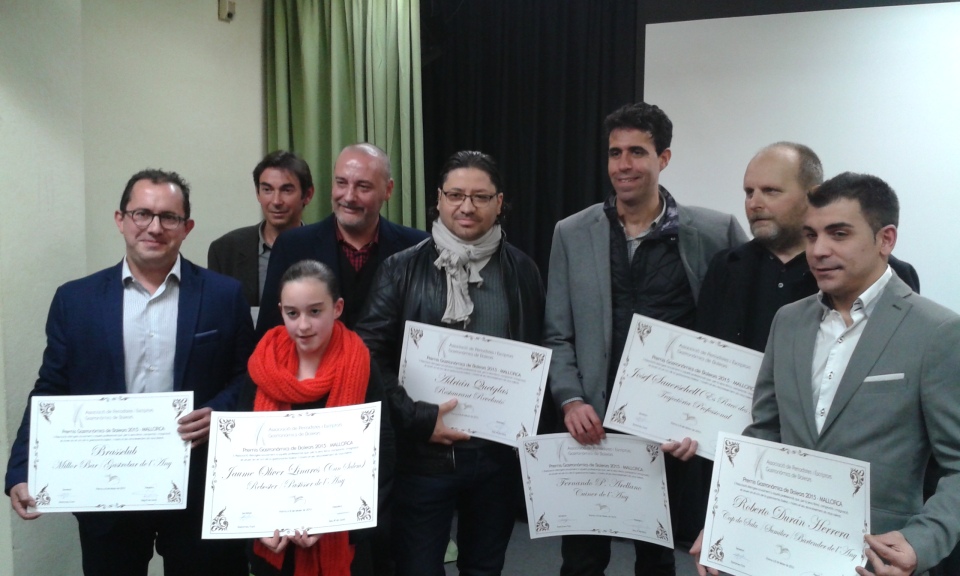 Every one a winner. Photo courtesy of the Balearic gastronomic journalists association. gastronomy 